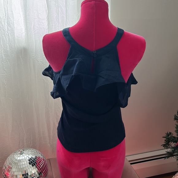 NWOT Maeve Ruffled Tank Blouse Top - Picture 3 of 6